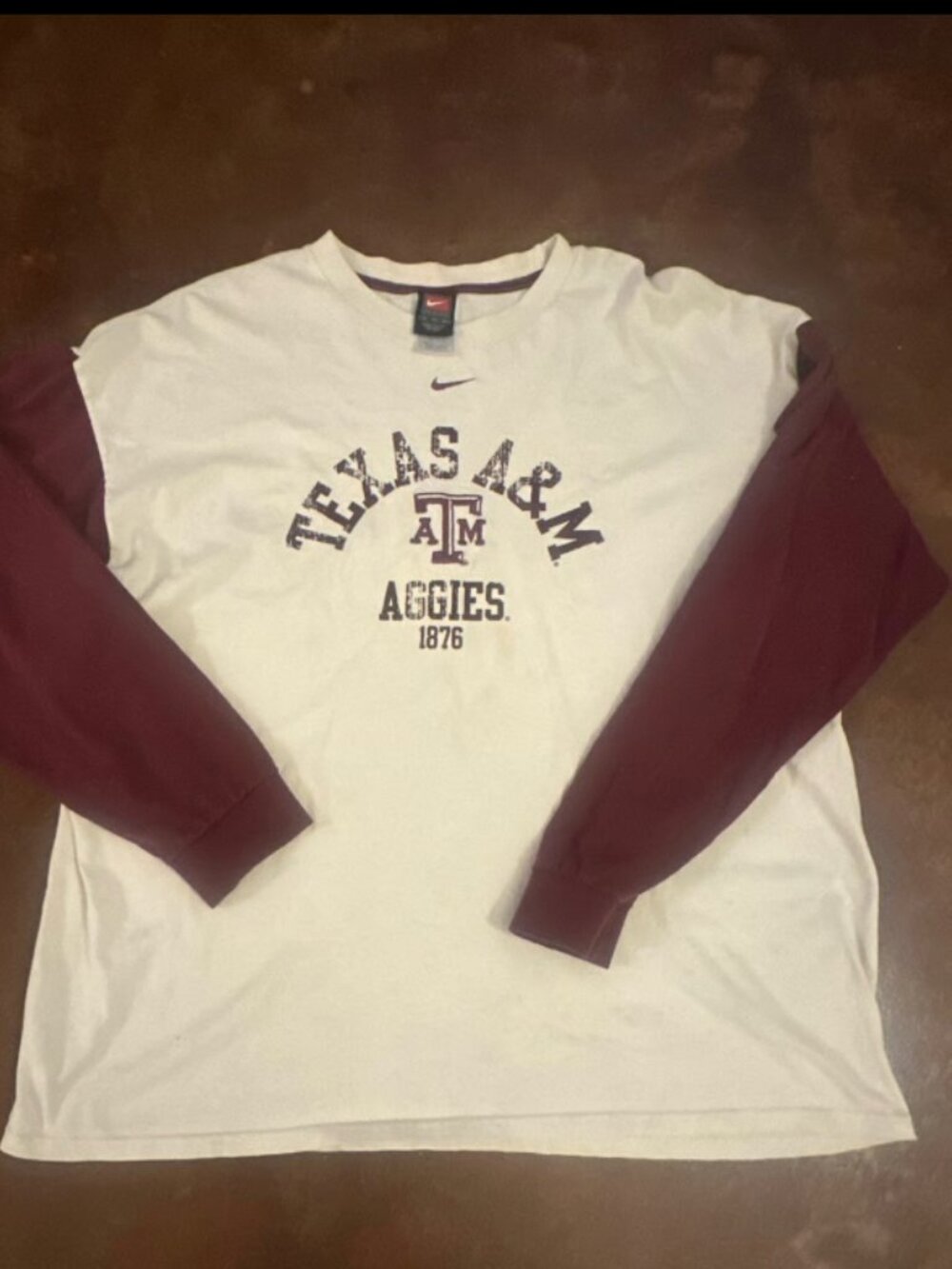Y2K Texas A&M Aggies 1876 Long Sleeve T-Shirt